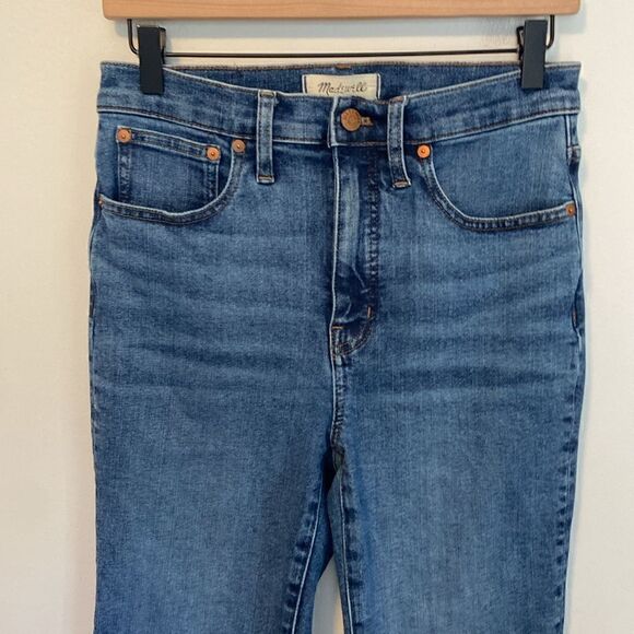 Madewell Medium Wash High Rise Cali Demi Boot Jeans Size 27 - Picture 2 of 11